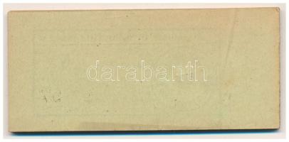 1925. Miskolc 8 aranyfillér "Miskolczi Orth. Izraelita Anyahitközség" vágatási jegy / érté...