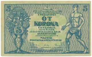 1919. 5K "MÁS TÖRVÉNYES...", "011 803.032" T:VF Adamo K8/1