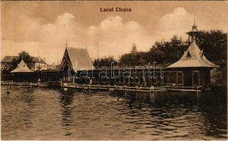 Vízakna, Salzburg, Ocna Sibiului; Lacul Closca. Krafft &amp; Drotleff / tó, fürdő / lake, spa (fl)