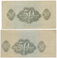 1944. 50P "A Vöröshadsereg Parancsnoksága" (2x) T:F
Hungary 1944. 50 Pengő "Headquar...