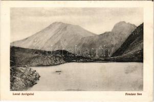 Felek, Freck, Avrig; Lacul Avrigului / Frecker See. Jos. Drotleff / tó / lake (EK)