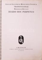 cca 1943 Diarium Perpetuum (Öröknaptár), a Chinoin Gyógyszergyár "Régi erdélyi magyar orvosok e...