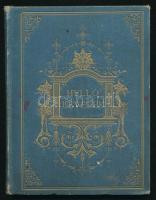 Benedek Aladár: Hulló levelek. Pest, 1871., Aigner Lajos,(Pesti Könyvnyomda Rt.-ny.), 102 p. Kiadói aranyozott egészvászon-kötés, Szalatnai és Weichner-kötés, aranyozott lapélekkel, kopott borítóval, hiányzó elülső szennylappal, az utolsó lapon ceruza nyomokkal, néhány kissé foltos lappal.