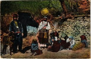 Satra tiganeasca. C. David &amp; M. Saraga / Gypsy village (r)