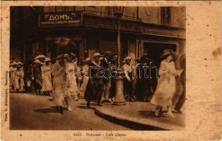 1904 Bucharest, Bukarest, Bucuresti, Bucuresci; Café Capsa, House of Bulgarian Military Officers, O. Michlmann (fl)