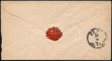 1871 Kőnyomat 5kr díjjegyes boríték (VI. típus) / Litho 5kr PS-cover
"FEGYVERNEK" - "...