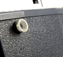 cca 1960 Magyar gyártmányú fényképezőgép formájú vízipisztoly, kopással, 12x8 cm