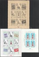 Ausztria 1968 Nemzetközi Bélyegkiállítás 3 db klf emlékív