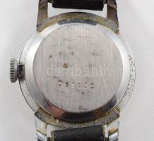 Marvin női karóra, mechanikus, működik, kopott szíjjal, karccal, d: 22mm