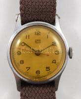 UMF Ruhla karóra, mechanikus, működik, karccal, d: 3 cm