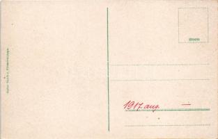 1917 Körmöcbánya, Kremnitz, Kremnica; Zólyomvölgy, Ferenc József nyaraló, vasút, gőzmozdony. Ritter ...