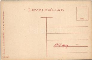 1917 Körmöcbánya, Kremnitz, Kremnica; Zólyomvölgyi vasúti alagút, hajtány. Demiany L. kiadása / rail...