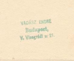 Vadász Endre (1901-1944): A zene hajója, Fricsay Ferenc karmesternek küldött jókívánságok megköszöné...
