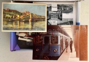 Kb. 200 db MODERN magyarországi és külföldi város képeslap dobozban / Cca. 200 Hungarian and foreign town postcards in a box