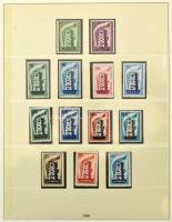 1956-1974 Komplett Europa CEPT gyűjtemény falcmentes előnyomott albumban