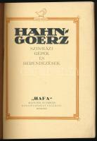 1925 Hahn-Goerz színházi berendezések (magyar vezérképviselet HAFA) termékkatalógusa, színházi vetít...