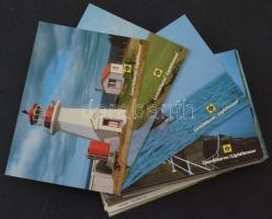 70 db MODERN megíratlan külföldi város képeslap / 70 modern unused foreign town postcards