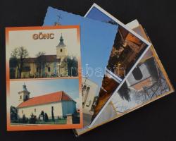 70 db MODERN megíratlan magyarországi város képeslap: templomok, belsők, kegyhelyek / 70 modern unused Hungarian town postcards: churches, interiors, shrines