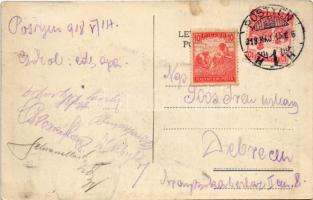 1918 Pöstyén, Piestany; Pro Patria Vöröskereszt Hadikórház, kádfürdők / Pro Patria Kriegslazarett, W...