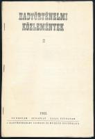 1985 Veszprémy László: Az Árpád-kori várszervezet klerikus várjobbágyairól. A szerző, Veszprémy Lász...