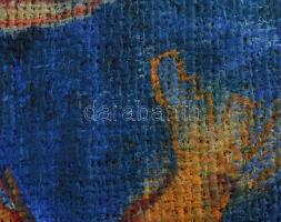 Kurucz István András (1960-): Halak. Olaj, vászon, rétegelt lemezen, jelzett a hátoldalon. Fakeretbe...