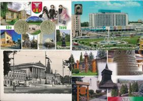 50 db MODERN megíratlan külföldi város képeslap / 50 modern unused foreign town postcards