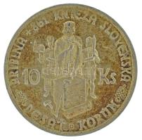 Szlovákia 1944. 10K Ag "Pribina herceg" T:XF, patina Slovakia 1944. 10 Korun Ag "Prince Pribina" C:XF, patina Krause KM#9.1