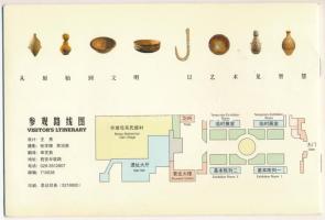 Kína "Hszian Banpo Múzeum - Kína, Hszian" kétoldalas, aranyozott fém szuvenír érem, múzeum...