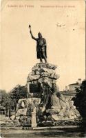 Tulcea, Tulcsa, Tulcha; Monumentul Mircea cel batran. O.A. Hacian / monument (EB)
