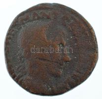 Római Birodalom 240 / III. Gordianus / Viminacium / Sestertius bronz (16,17g) T:F Roman Empire 240 / Gordian III / Viminacium / Sestertius bronze "[IMP] CAES M ANT [GORDIANVS AVG] / [P]MS C-OL VIM - AN III" Moesia standing facing, head left, hands outstretched over a bull and a lion at her sides (16,17g) C:F