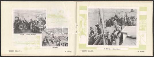 cca 1924 A Navigazione Generale Italiana társaság "Giulio Cesare" tengerjáró gőzhajó III. ...