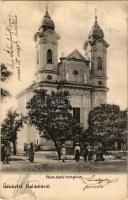 Galánta, Római katolikus templom. Első Galántai Könyvnyomda kiadása / Catholic church (kis szakadás / small tear)