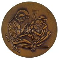 Kiss Nagy András (1930-1997) DN "FODOR JÓZSEF 1843-1901" kétoldalas bronz, vert emlékérem ...