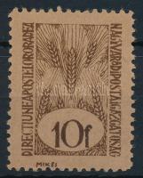 Nagyvárad II. 1945 10f gépszínátnyomattal / machine offset
Signed: Bodor