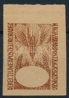 Nagyvárad II. 1945 próbanyomat értékjelzés nélkül / proof Signed: Bodor