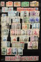 Franciaország többpéldányos rendező 1960-1982 12 fekete lapos, nagyalakú berakóban