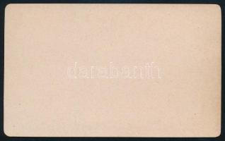 cca 1875 A mai lengyel Szczecin (Stettin) tüzérségi kaszárnya, keményhátú fotó, felirattal, szép áll...