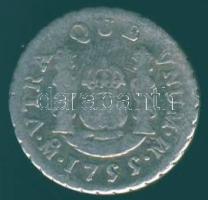 Mexikó 1755. 1R "VI. Ferdinánd" Ag T:3+