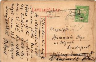 1909 Gánóc, Gansdorf, Gánóc-gyógyfürdő, Kúpele Gánovce, Gánovce; Tükör fürdő / spa, bath + "RUT...