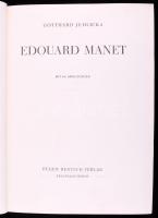 Gotthard Jedlicka: Edouard Manet. Mit 145 Abbildungen. Erlenbach - Zürich, 1941., Eigenm Rentsch Verlag, 431 p.+70 t. Német nyelven. Rendkívül gazdag képanyaggal illusztrált. Kiadói egészvászon-kötés.