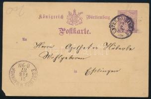 Német államok - Württemberg 1887