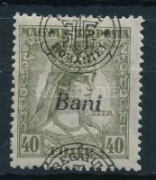 Nagyvárad 1919 Zita 40f látványosan elcsúszott felülnyomással / Mi 49 II. with shifted overprint
Si...