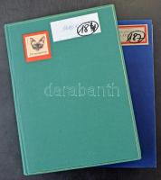 Magyar gyűjtemény az 1950-es évektől 2000-ig, 2 db nagyalakú berakóban