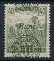 Nagyvárad 1919 Arató 40f látványosan elcsúszott felülnyomással / Mi 36 II. with shifted overprint Signed: Bodor