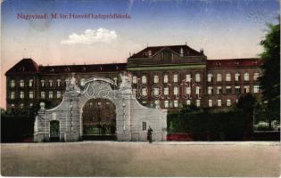 1914 Nagyvárad, Oradea; M. kir. Honvéd hadapródiskola. G. Gy. Bpt. 1914-18. / K.u.K. military cadet school (fl)