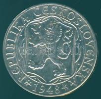 Csehszlovákia 1948. 100K Ag "Károly Egyetem 600. évfordulója" T:2
