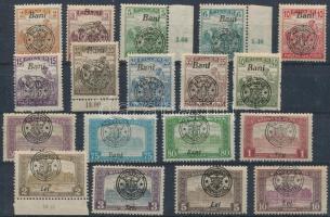 Nagyvárad 1919 18 db bélyeg / 18 stamps Signed: Bodor