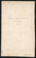 cca 1860 Camillo B. di Cavour (1810-1861) olasz politikus portréja, keményhátú fotó Furne Fils &...