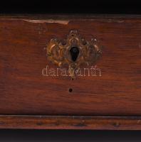 cca 1920 Hamburger és Birkholz Papír- és Nyomdaipar Rt asztali papírrendező, fém címkével jelzett, k...