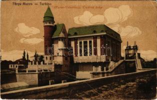 Marosvásárhely, Targu Mures; Turbina. Dohánynagytőzsde kiadása / hydroelectric turbine, water plant (gyűrődéesk / creases)